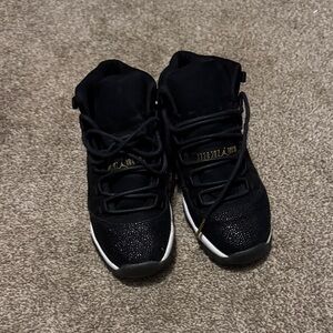 Jordan Kids Sneakers Black and Gold